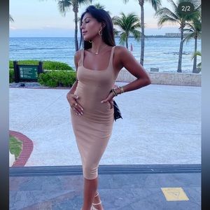 Zara Midi Bodycon Dress